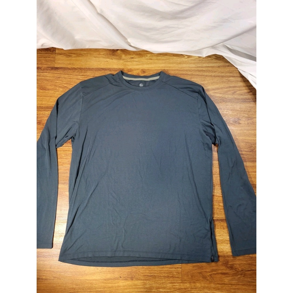Free Fly Shirt Mens XL Blue Bamboo Performance Long Sleeve Lightweight